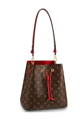 Louis Vuitton NéoNoé Monogram Canvas Bucket Bag - Cerise Red
