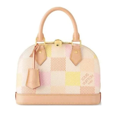 Louis Vuitton Alma BB Damierlicious Pastel Damier Azur Canvas Handbag