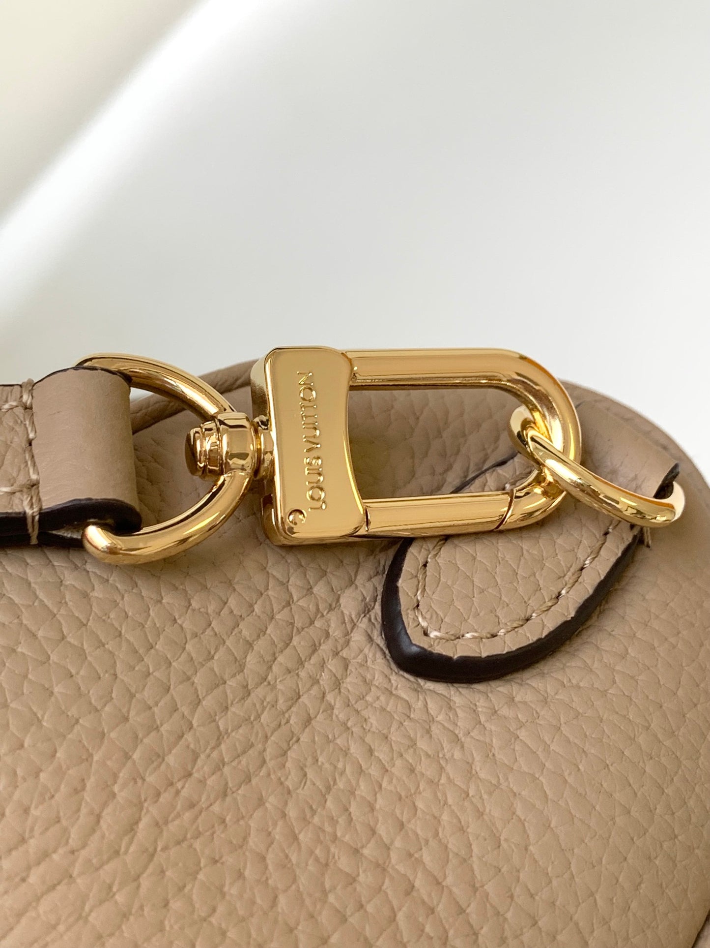 Louis Vuitton Nano Speedy Monogram Empreinte Leather - Bicolor Tourterelle/Crème