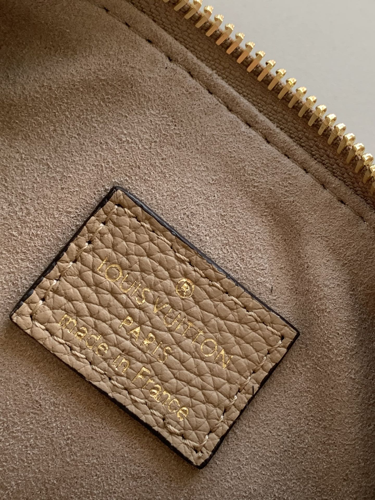 Louis Vuitton Nano Speedy Monogram Empreinte Leather - Bicolor Tourterelle/Crème