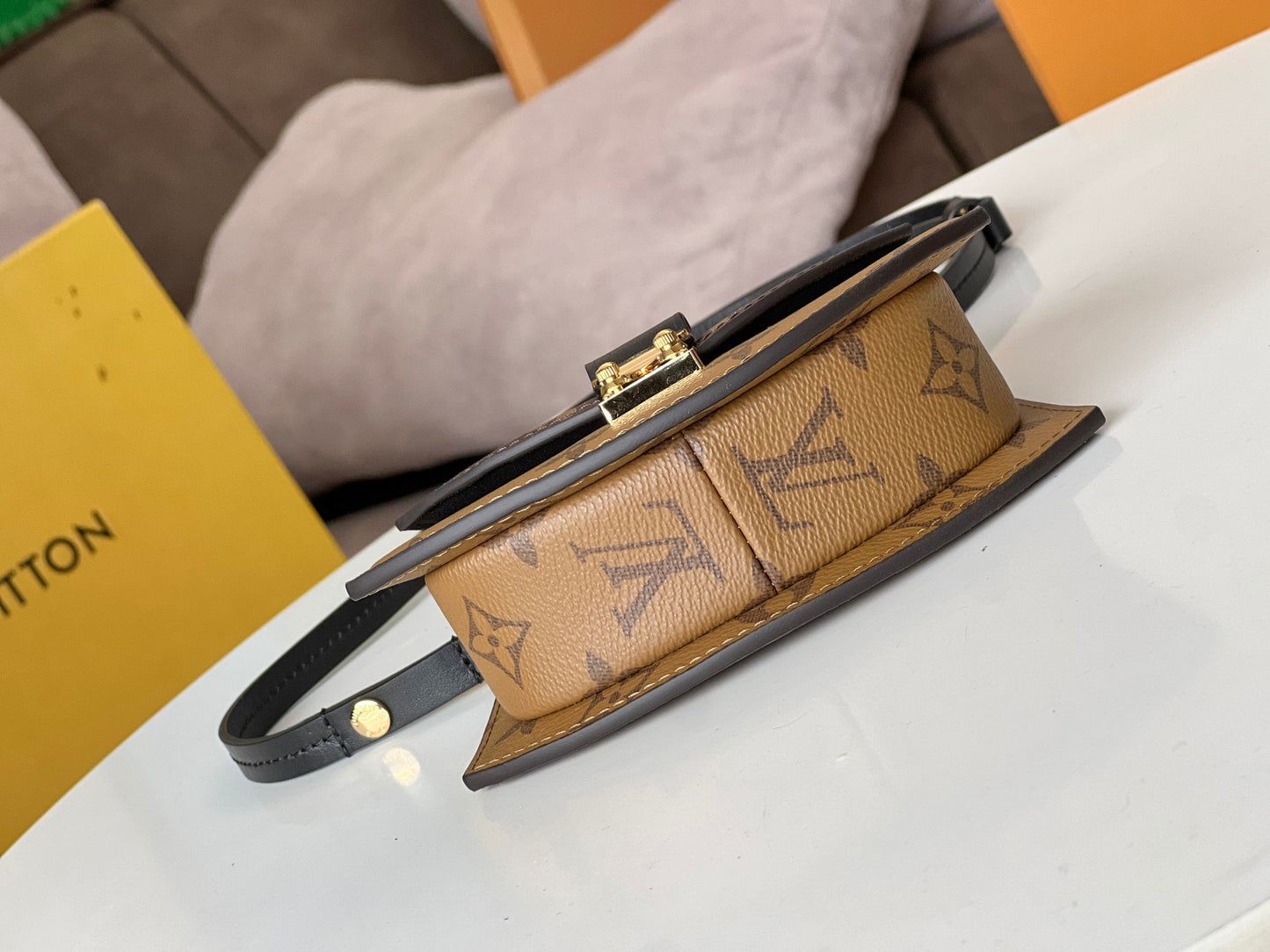 Louis Vuitton Tilcit Handbag Monogram and Monogram Reverse Canvas