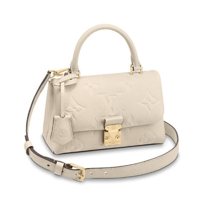 Louis Vuitton Madeleine BB Monogram Empreinte Leather Handbag - Crème