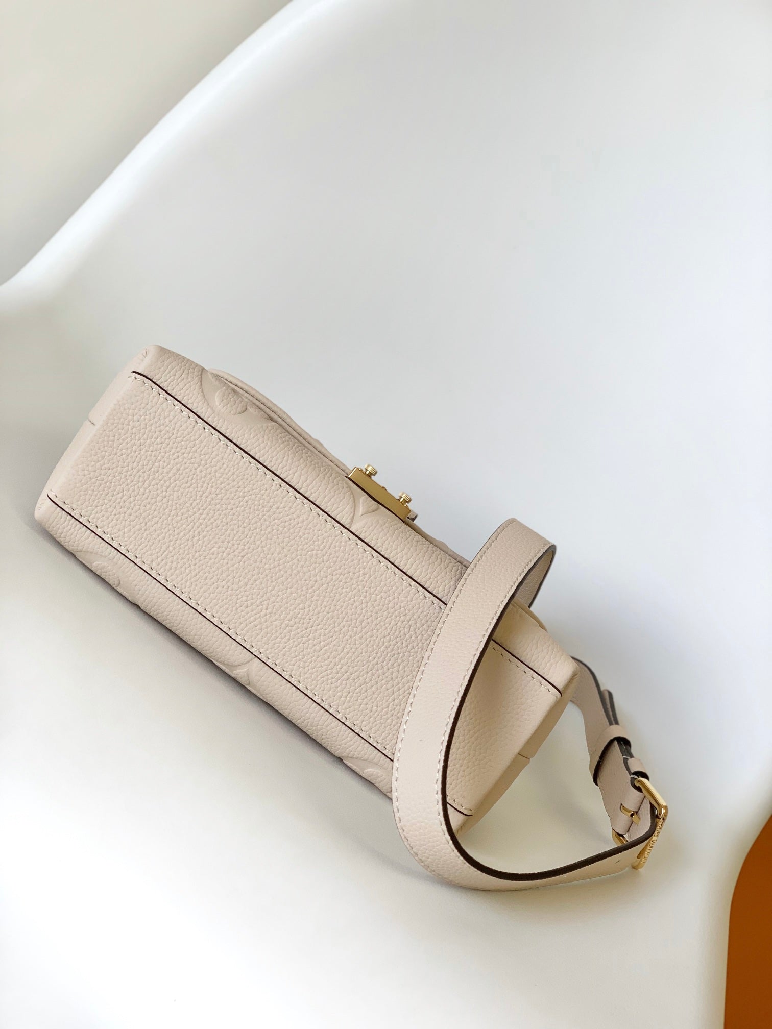 Louis Vuitton Madeleine BB Monogram Empreinte Leather Handbag - Crème