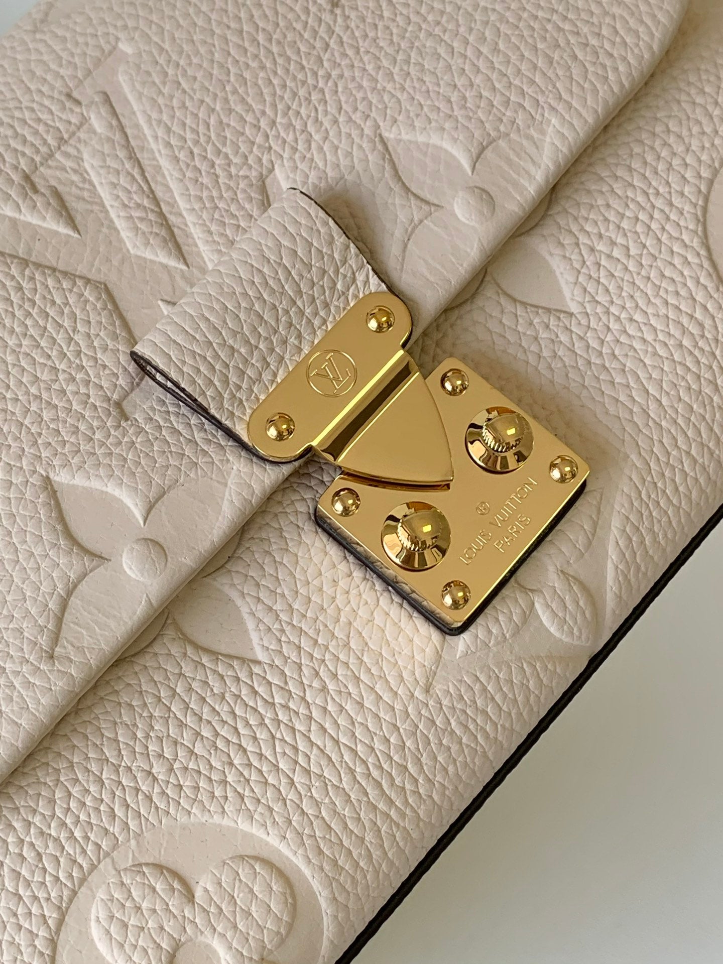 Louis Vuitton Madeleine BB Monogram Empreinte Leather Handbag - Crème