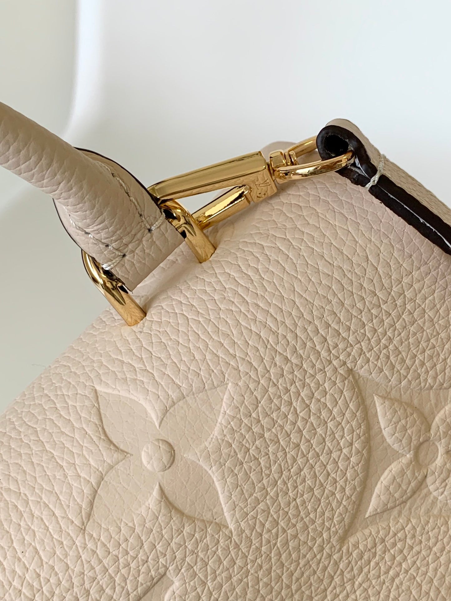 Louis Vuitton Madeleine BB Monogram Empreinte Leather Handbag - Crème