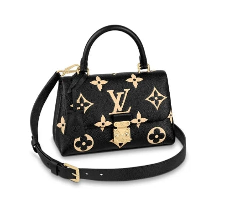 Louis Vuitton Madeleine BB Monogram Empreinte Giant Leather Handbag - Black/Gold