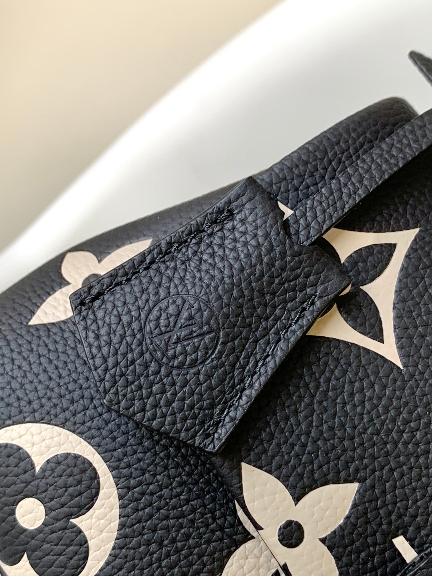 Louis Vuitton Madeleine BB Monogram Empreinte Giant Leather Handbag - Black/Gold