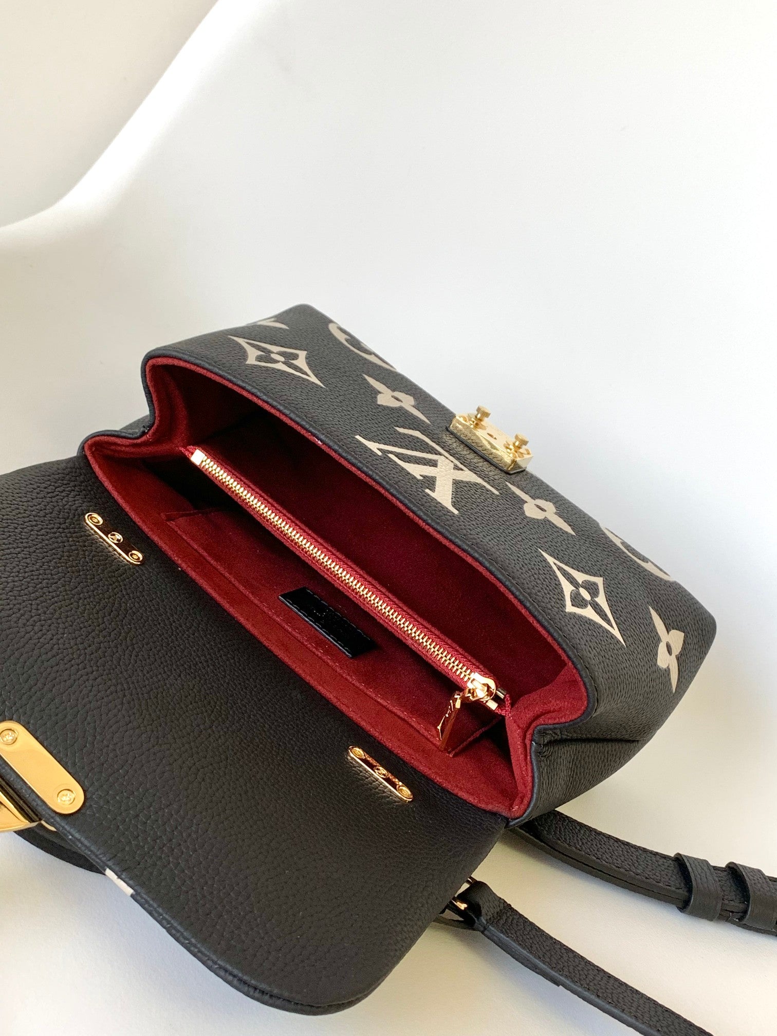 Louis Vuitton Madeleine BB Monogram Empreinte Giant Leather Handbag - Black/Gold