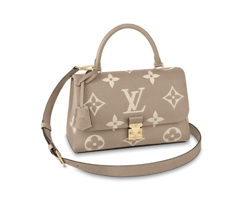 Louis Vuitton Madeleine BB Monogram Empreinte Leather Bag - Tourterelle / Crème
