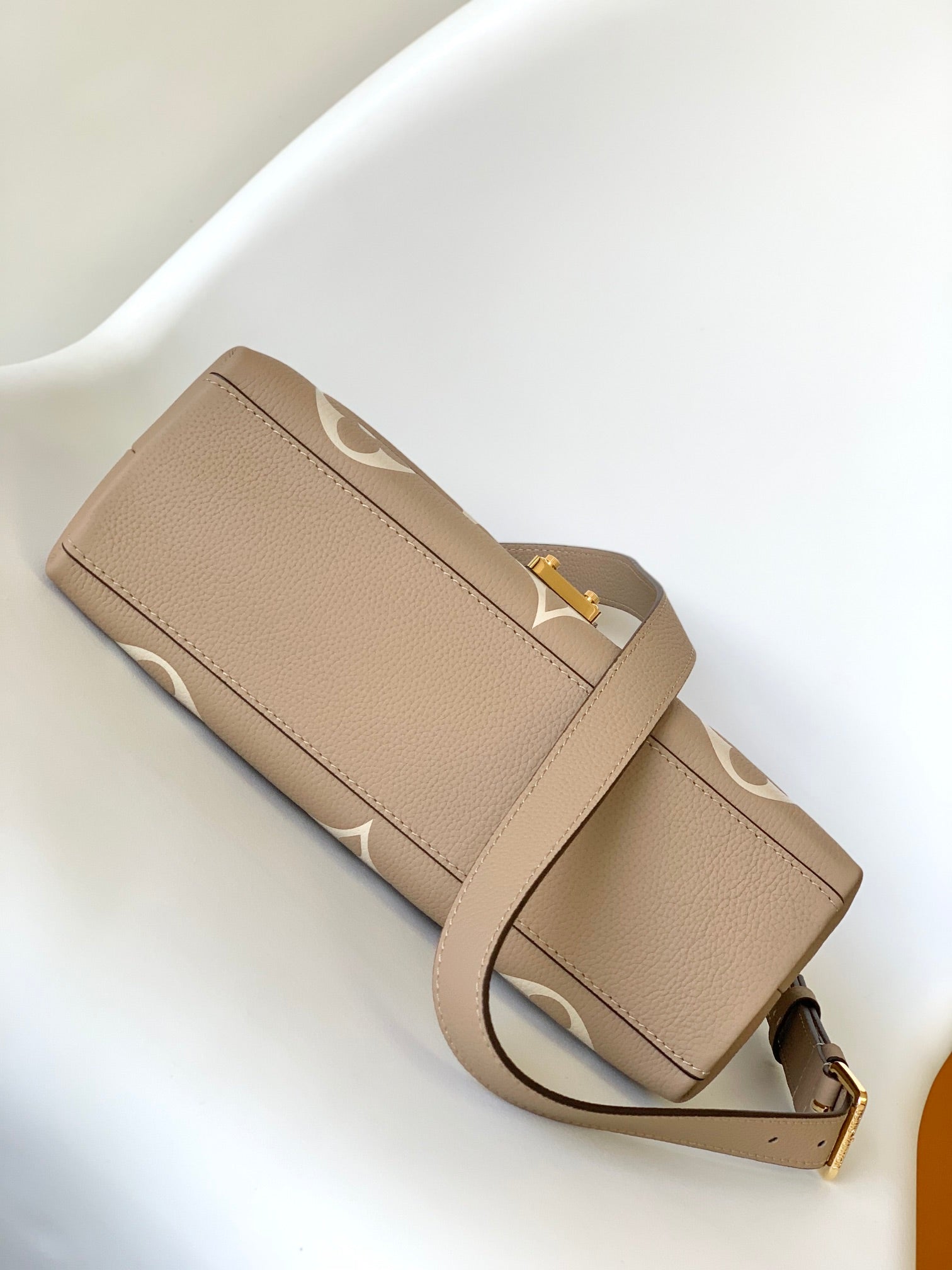 Louis Vuitton Madeleine BB Monogram Empreinte Leather Bag - Tourterelle / Crème