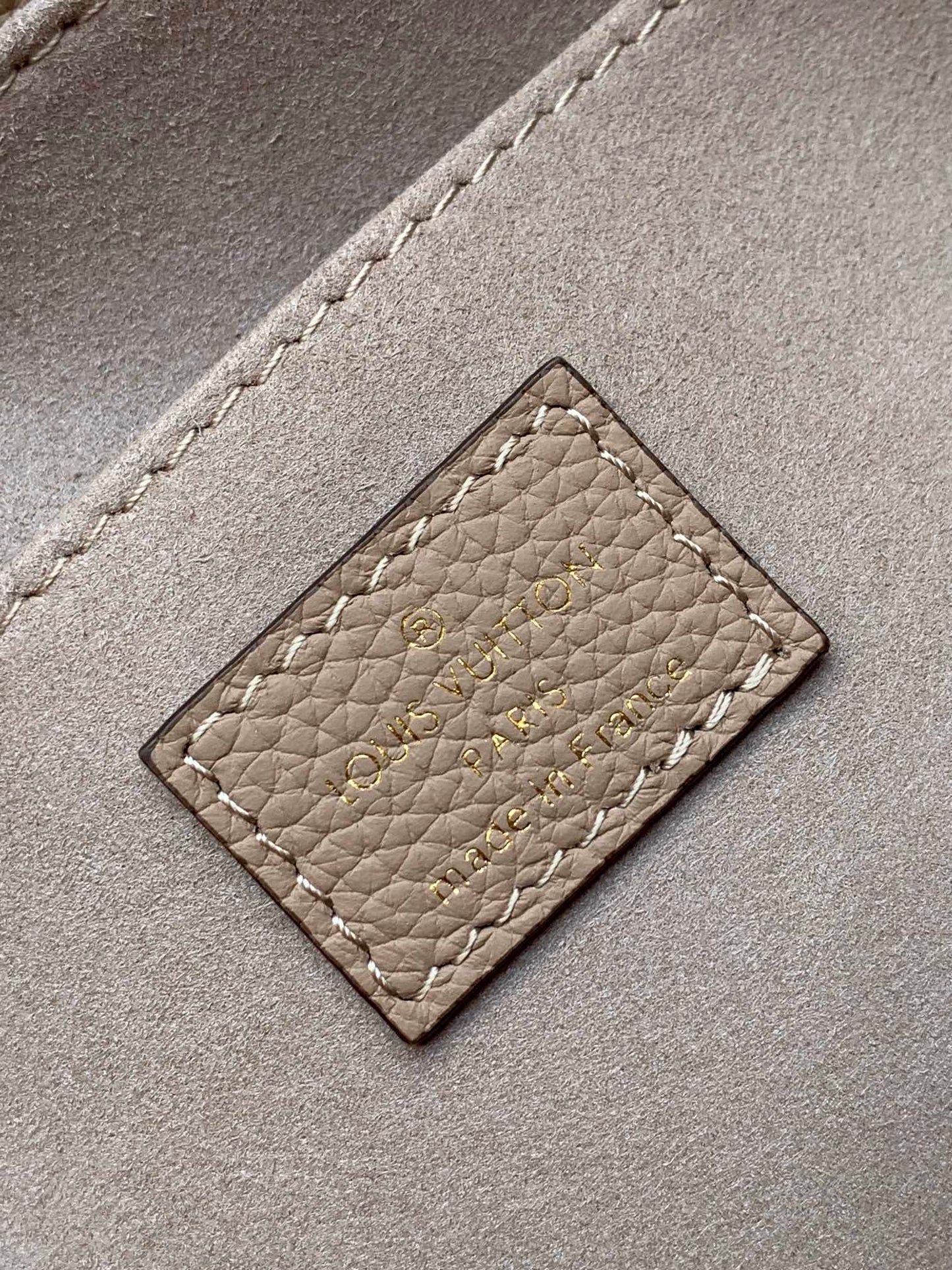 Louis Vuitton Madeleine BB Monogram Empreinte Leather Bag - Tourterelle / Crème