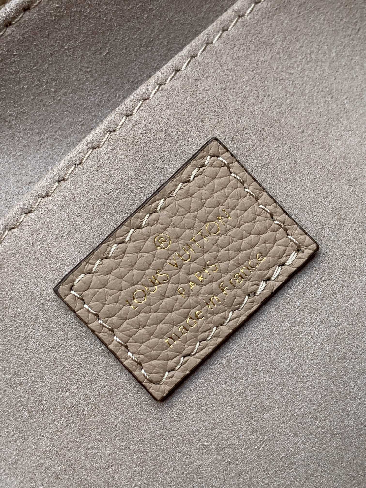 Louis Vuitton Madeleine BB Monogram Empreinte Leather Bag - Tourterelle / Crème