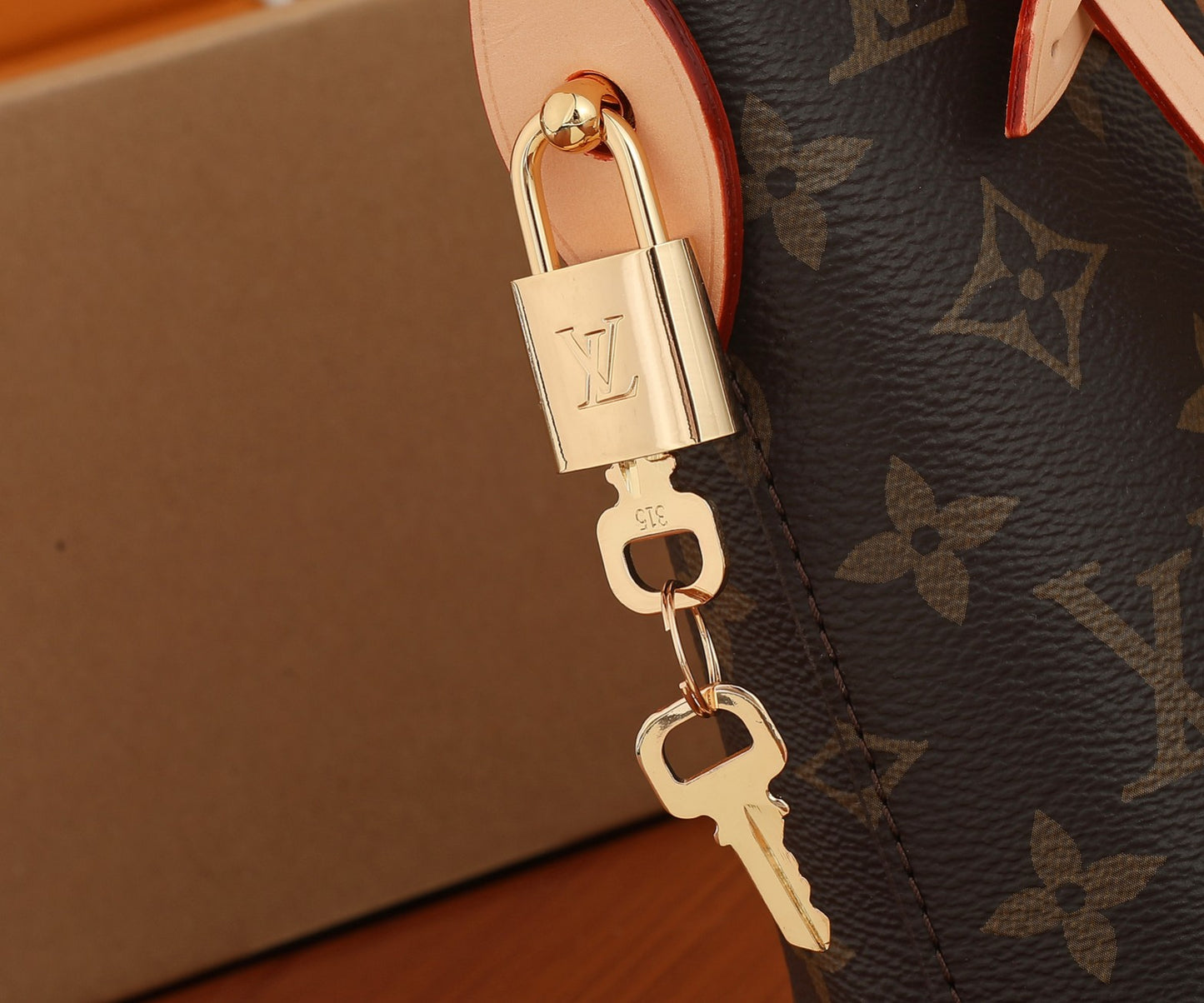 Louis Vuitton Alma BB Monogram Canvas Handbag