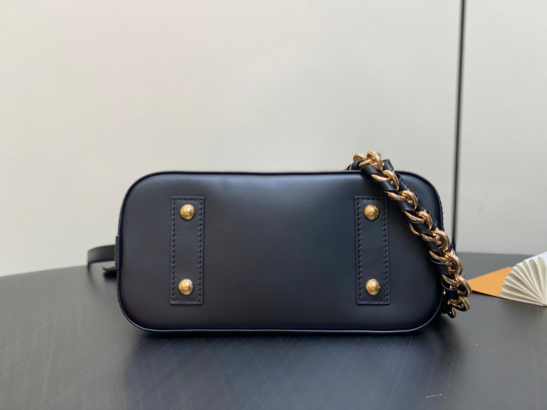 Louis Vuitton Neo Alma BB Monogram Empreinte Leather Handbag - Black