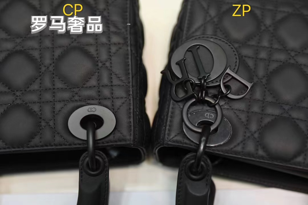 Lady Dior My ABCDior Bag - Black Ultra Matte Cannage Calfskin