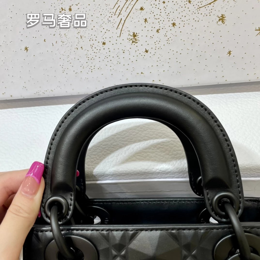 Christian Dior Micro Lady Dior Bag Beige Cannage Lambskin