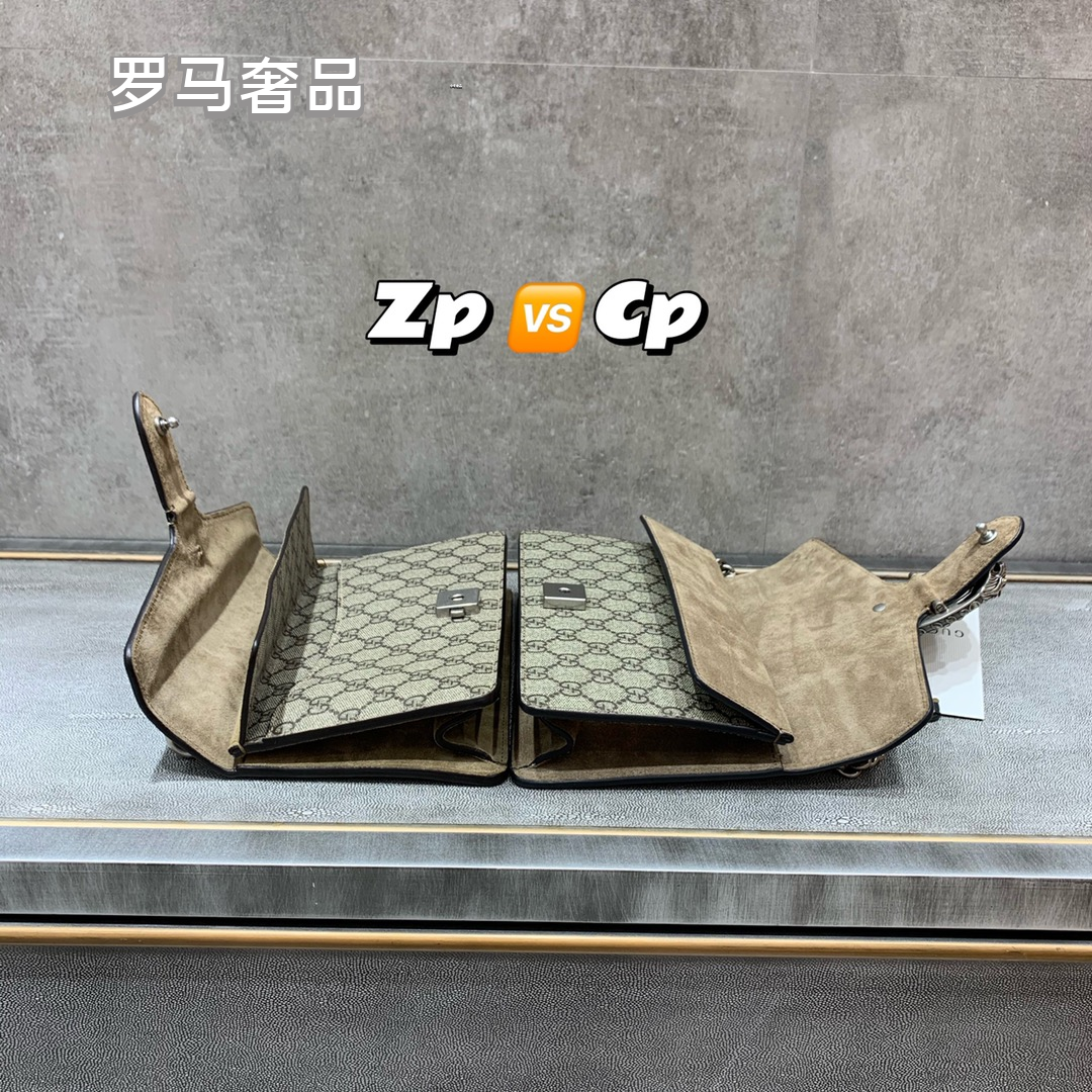 Gucci Dionysus GG Supreme Small Shoulder Bag with Tiger Head Closure