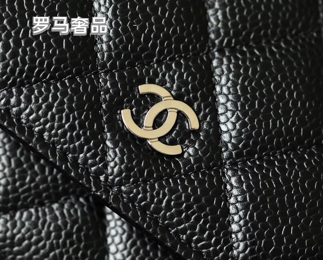 Chanel Classic Wallet on Chain - Black Quilted Lambskin Leather with Silver-Tone Hardware