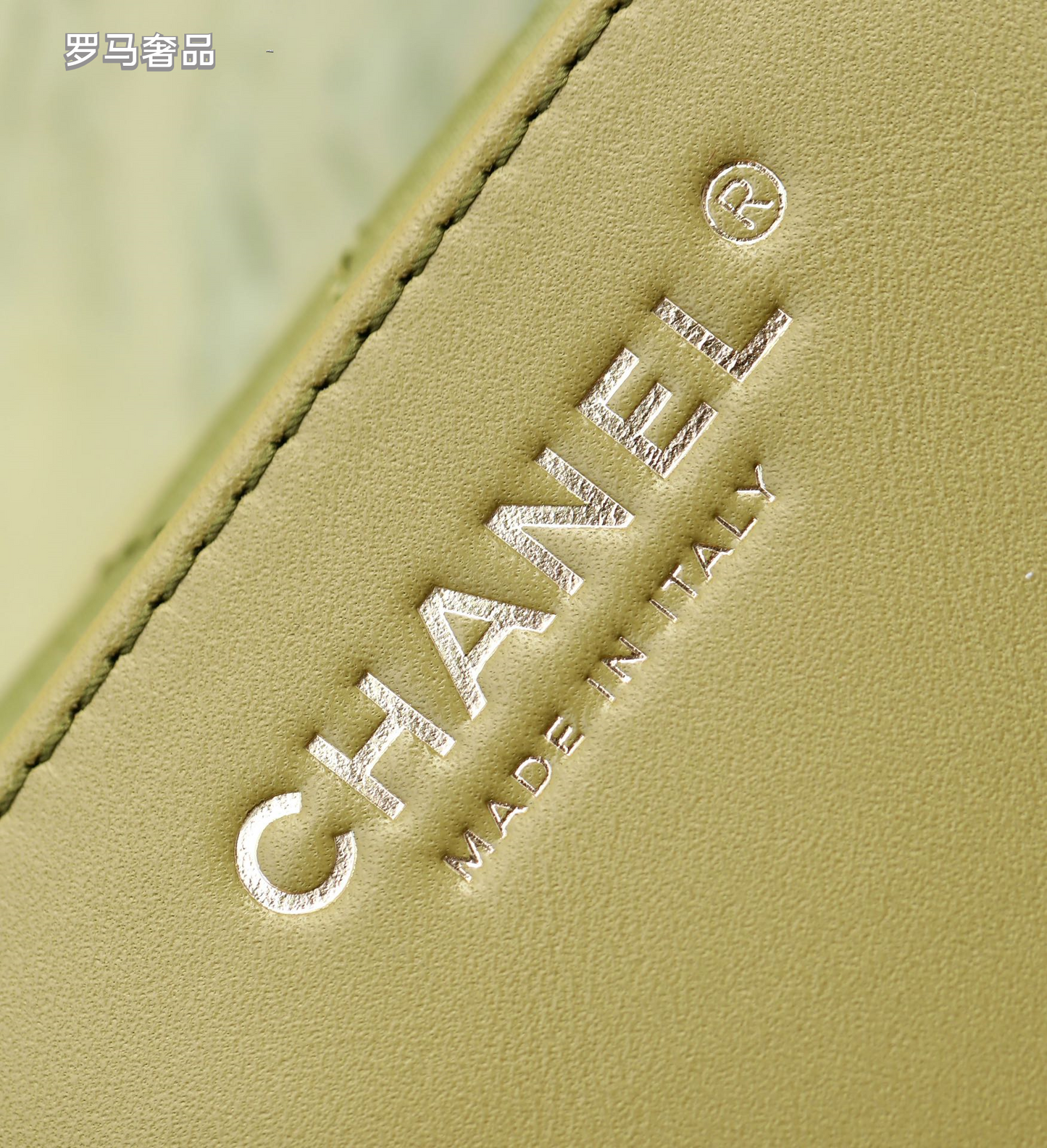 Chanel 22 Handbag in Olive Green Quilted Calfskin with Gold-Tone Hardware
