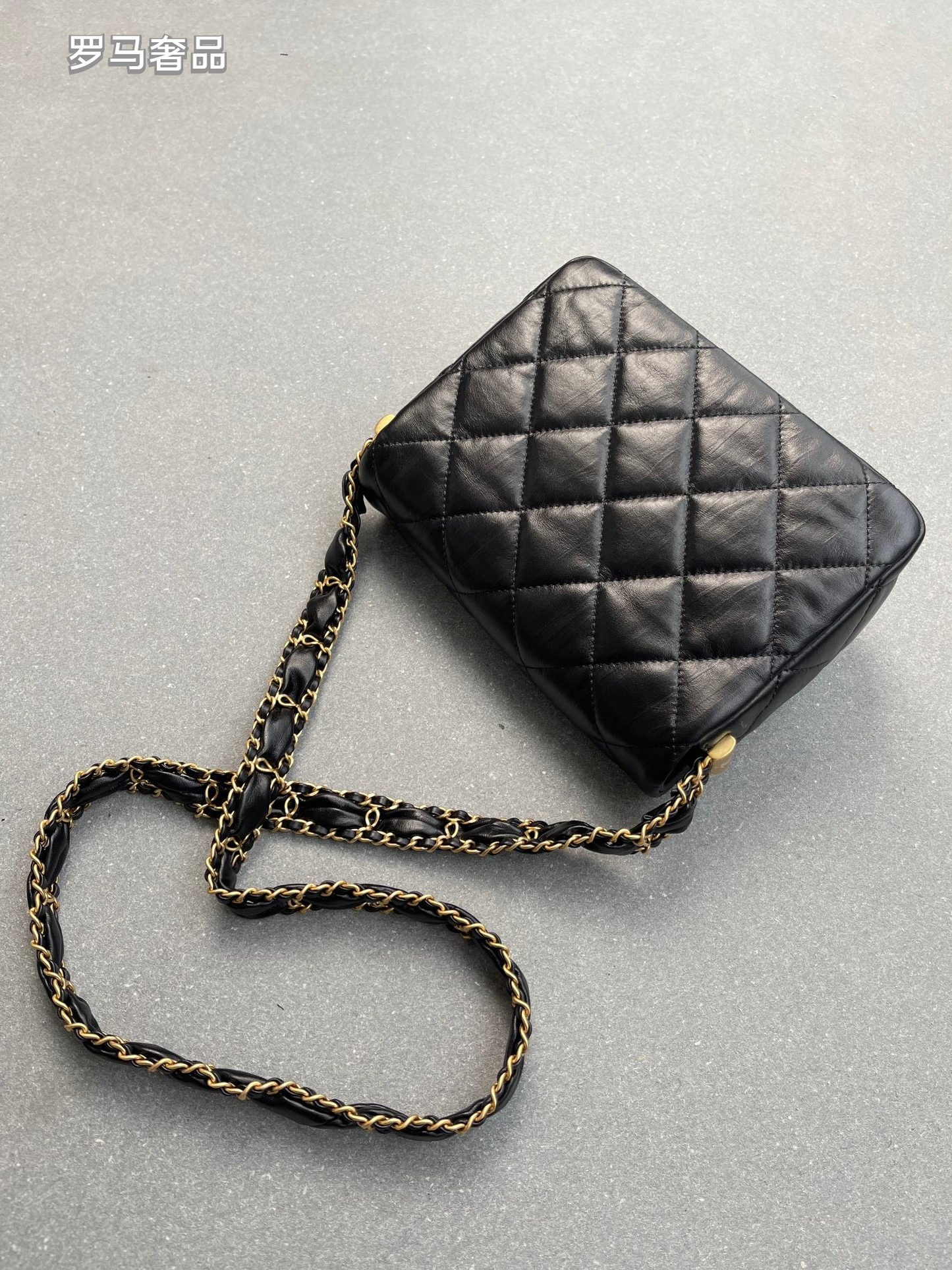 Chanel 19 Large Flap Bag - Black Quilted Lambskin Leather with Mixed Hardware