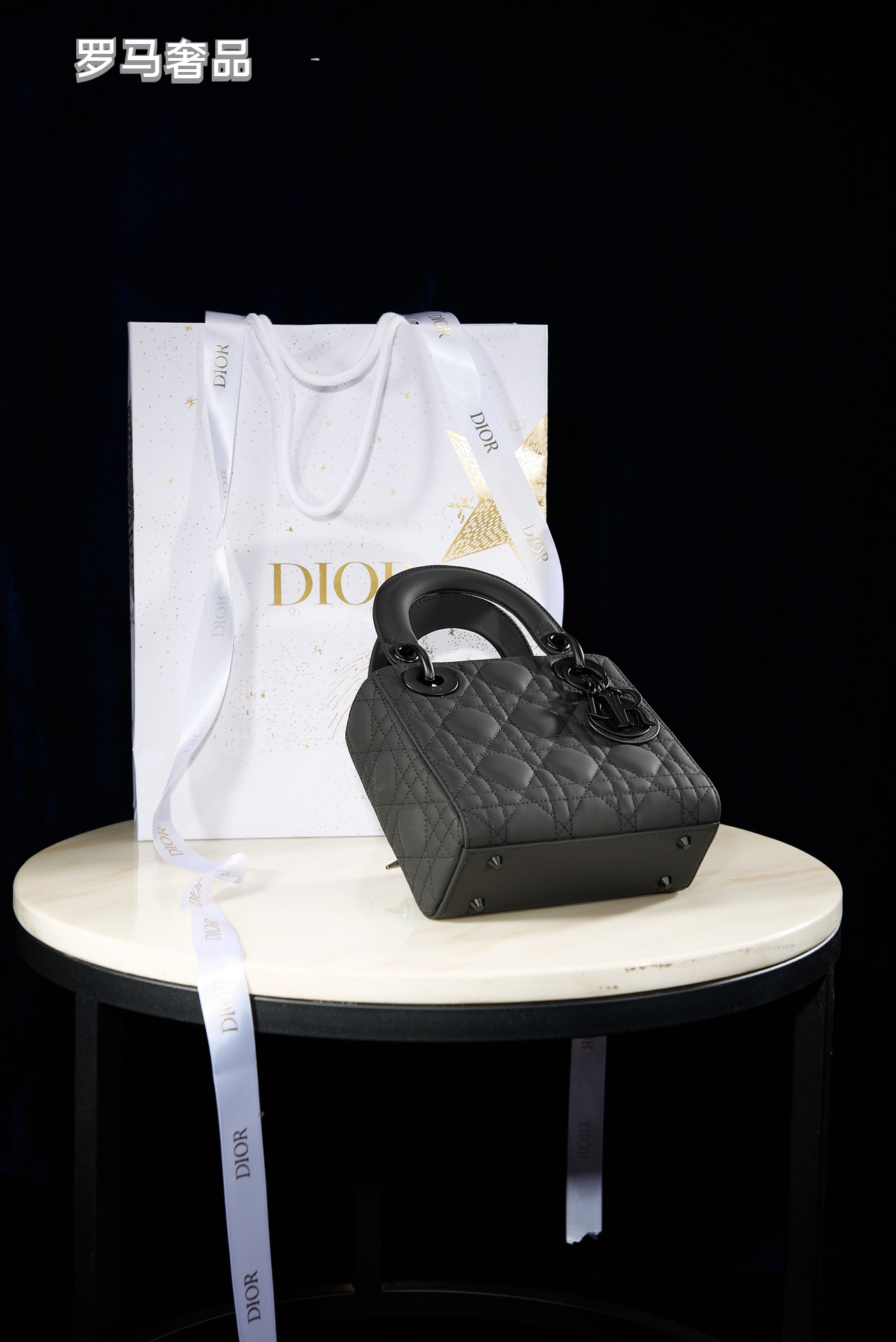 Christian Dior Lady Dior Ultra Matte Bag - Black Cannage Calfskin