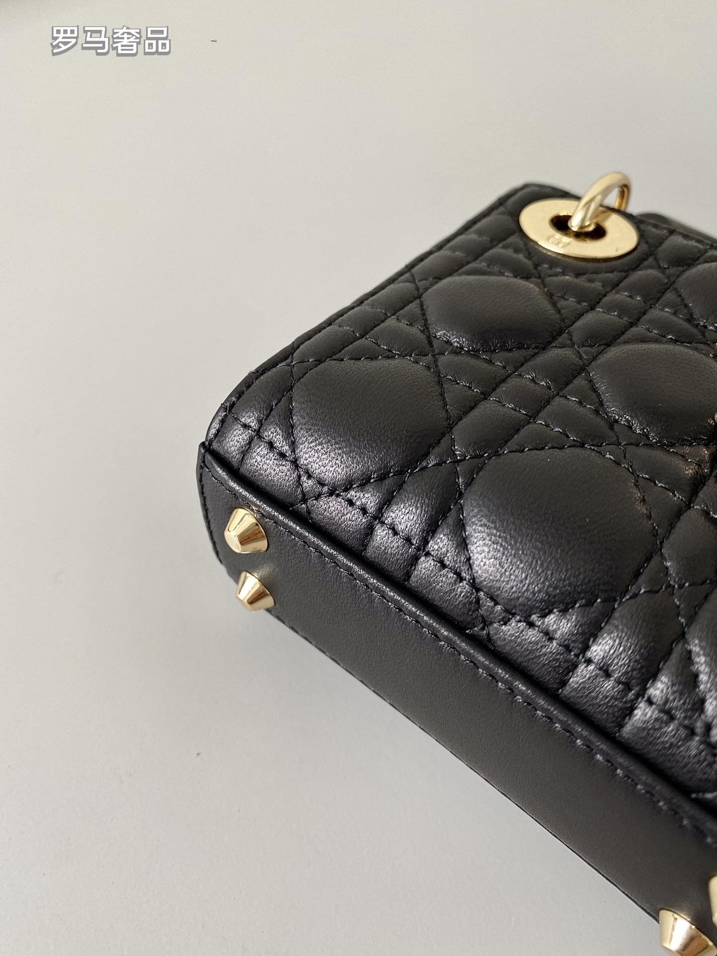 Micro Quilted Top-Handle Bag with Detachable Shoulder Strap - Silver