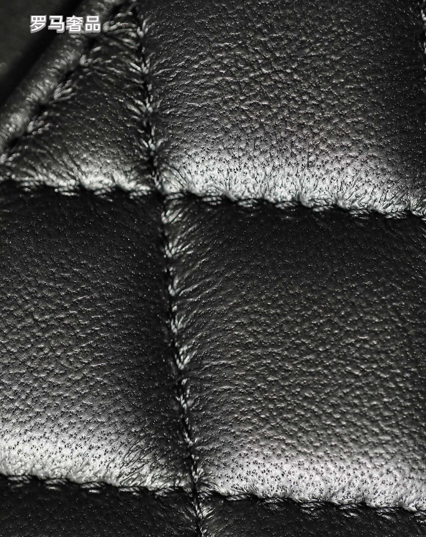 Classic Black Quilted Leather Small Flap Wallet with Gold-Tone Logo