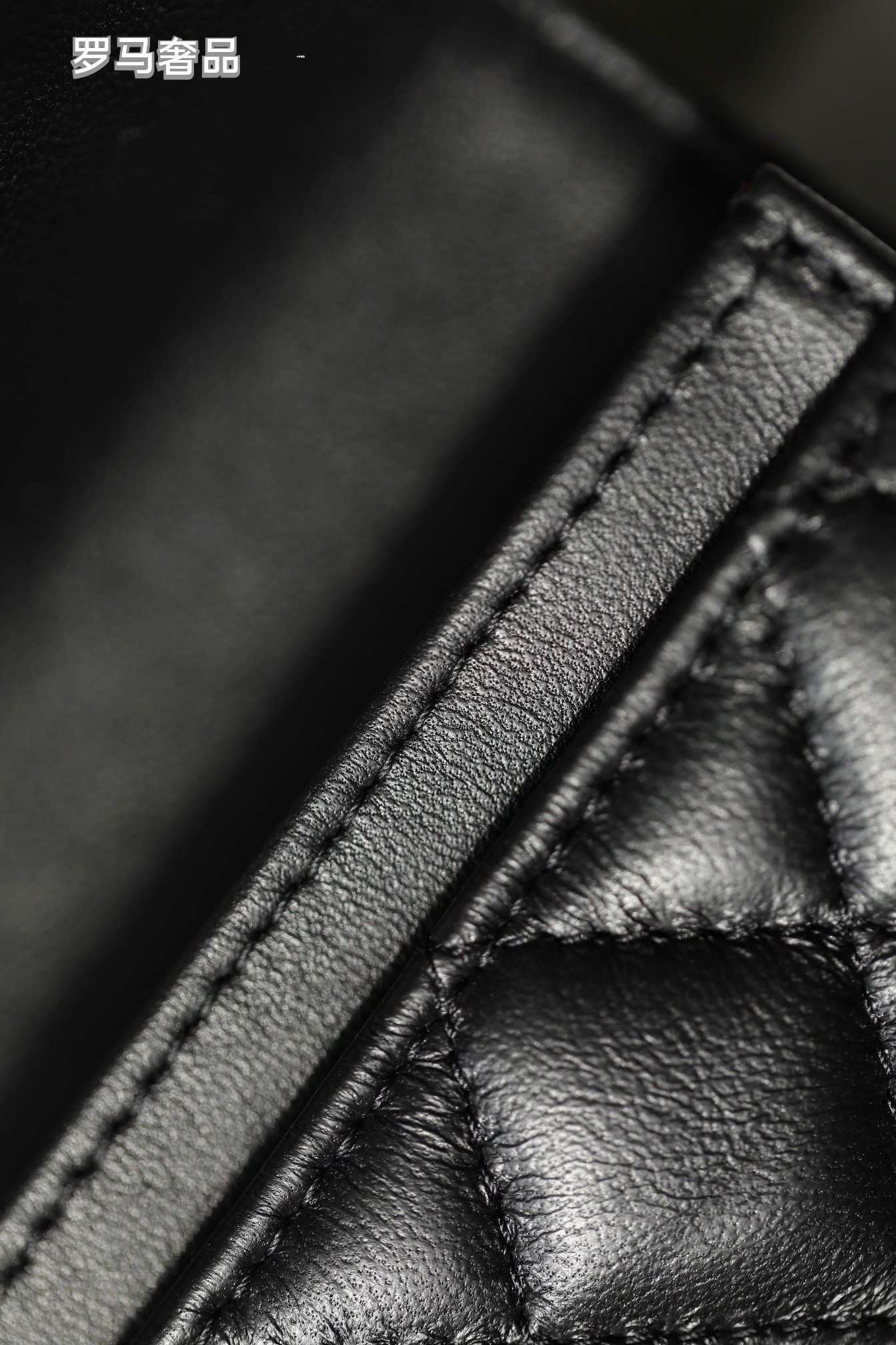 Classic Black Quilted Leather Small Flap Wallet with Gold-Tone Logo