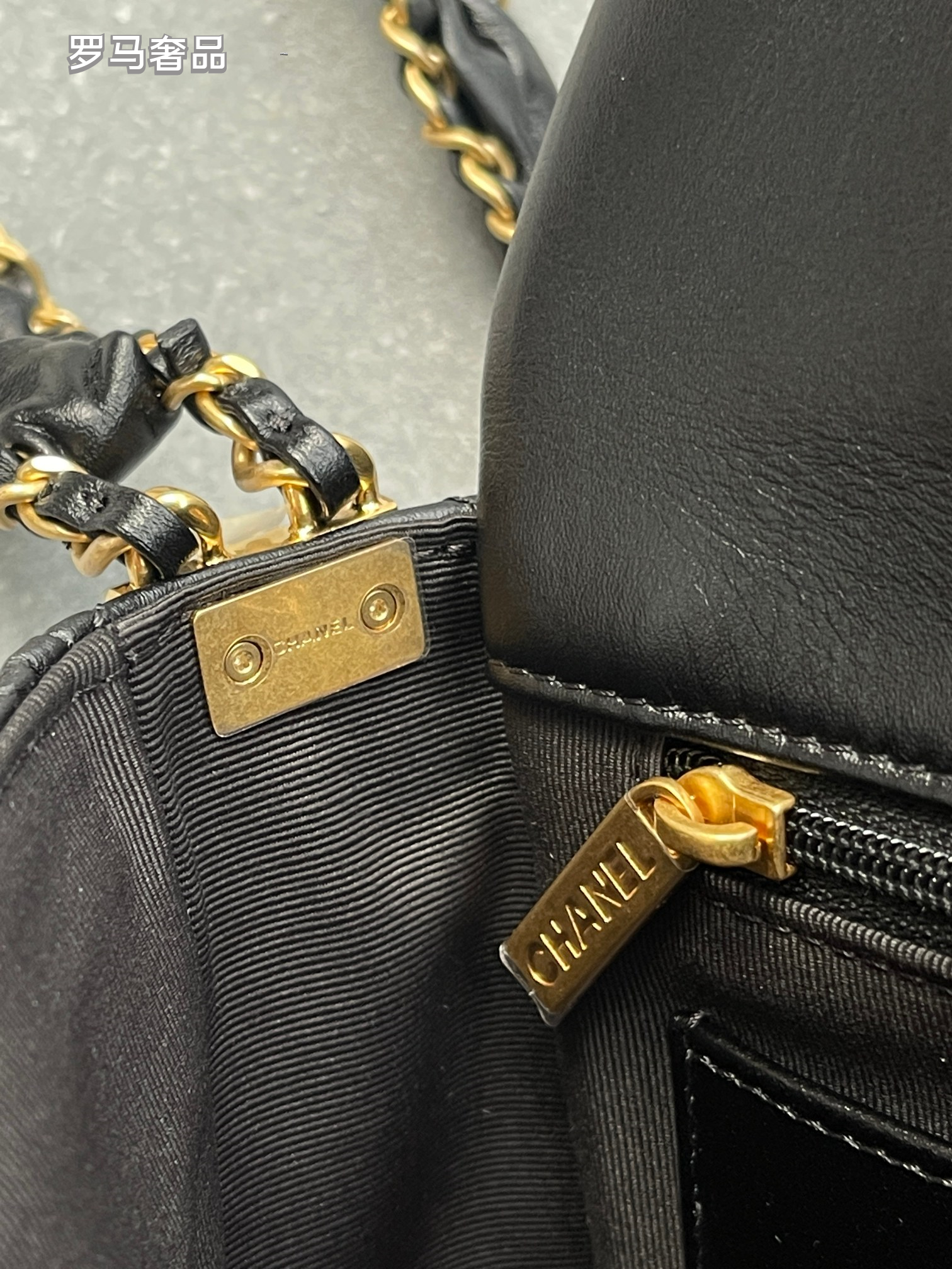 Chanel 19 Large Flap Bag - Black Quilted Lambskin Leather with Mixed Hardware