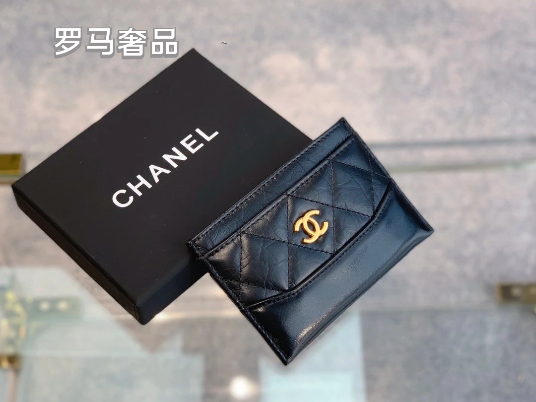 Chanel Classic Flap Quilted Card Holder - Leather CC Logo Wallet