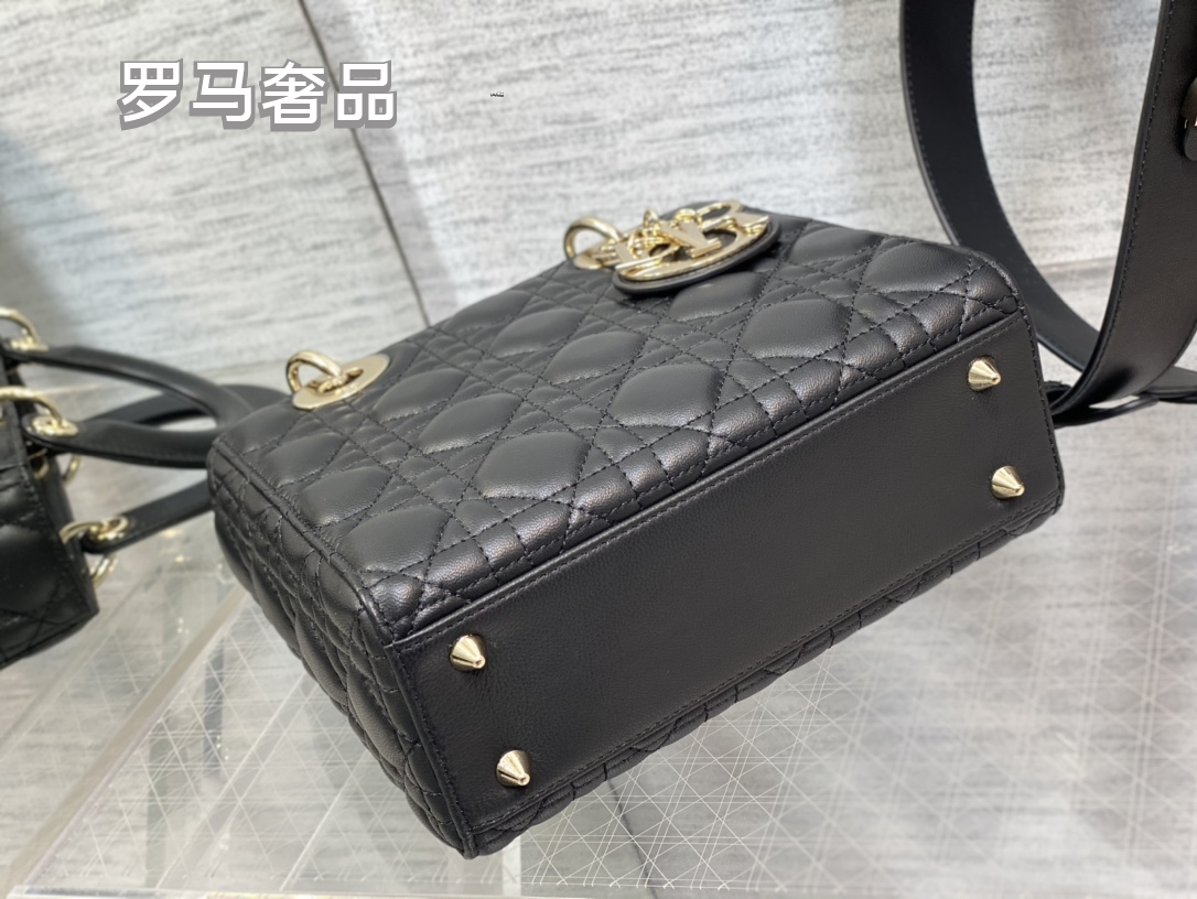 Lady Dior My ABCDior Bag Black Cannage Lambskin