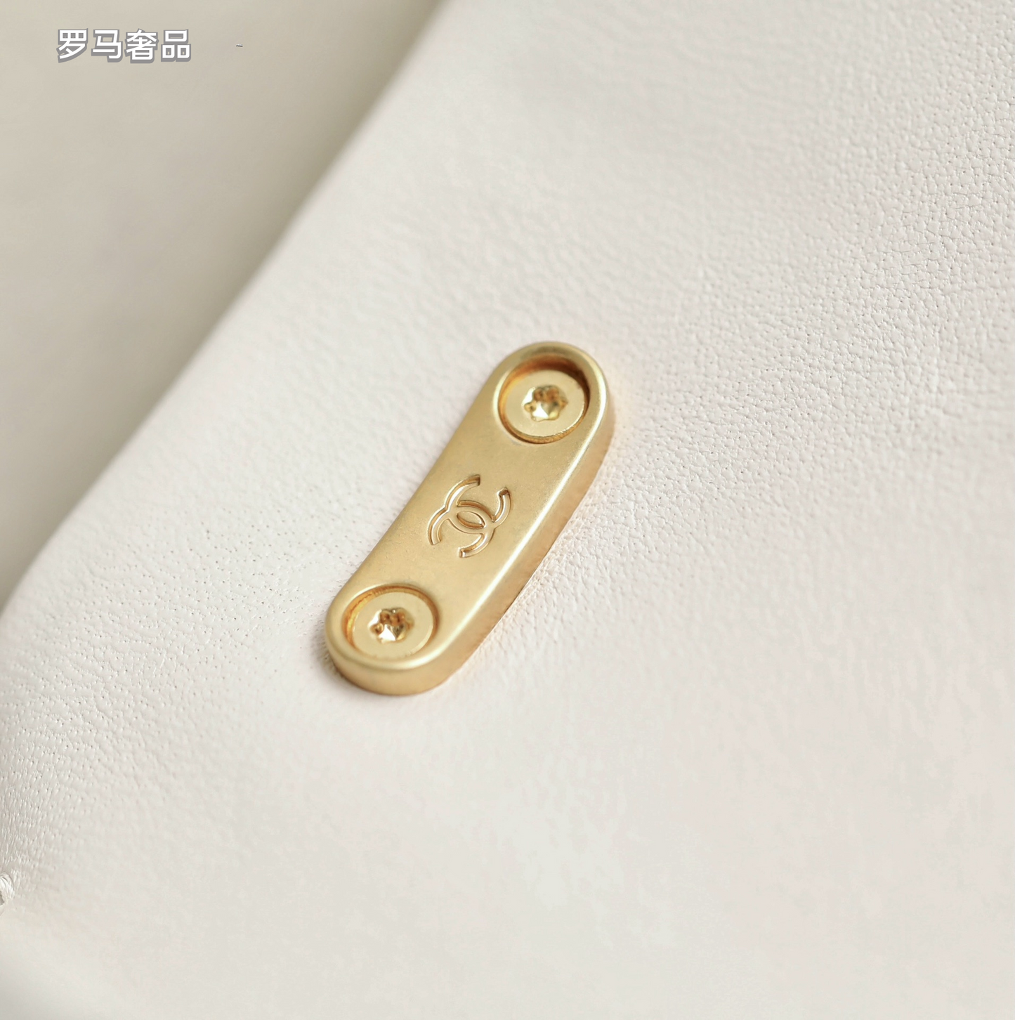 Elegant White Quilted Leather Mini Flap Shoulder Bag with Gold-Tone Hardware