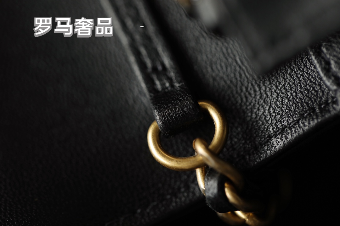 Chanel Quilted Lambskin Pearl Crush Wallet on Chain (WOC) - Black