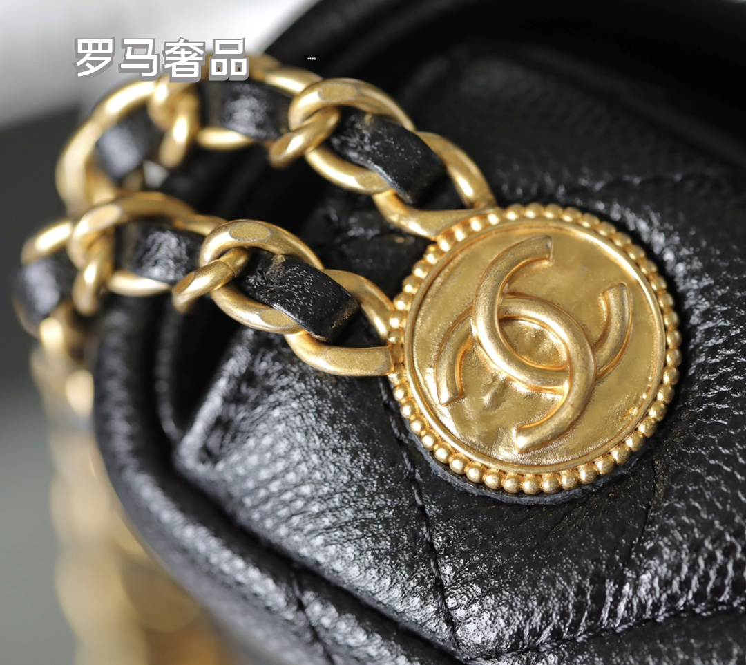 Chanel Quilted Lambskin Mini Flap Bag - Black with Gold-Tone Hardware
