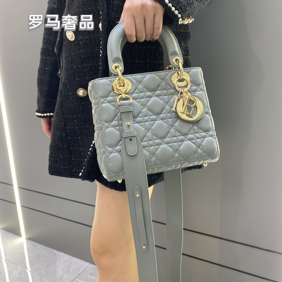 Christian Dior Lady Dior My ABCDior Bag - Beige Cannage Lambskin