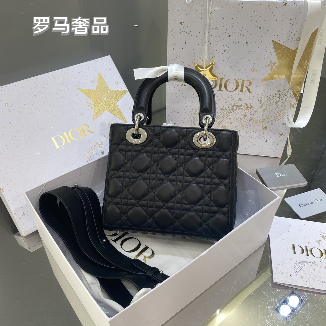 Christian Dior Lady Dior My ABCDior Bag - Beige Cannage Lambskin