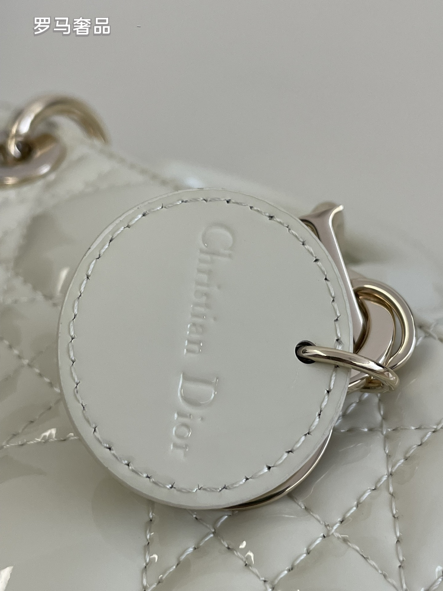 Lady Dior Joy Micro Bag - Cannage Lambskin & Patent Leather Handbags