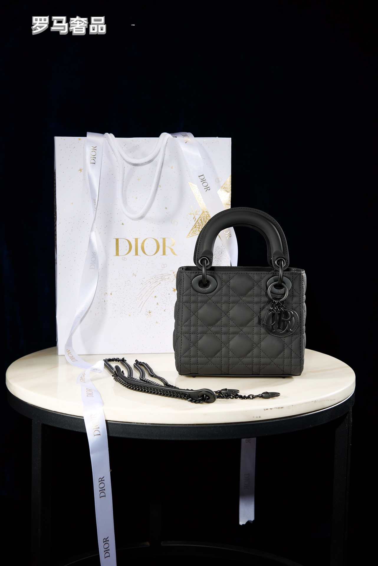 Christian Dior Lady Dior Ultra Matte Bag - Black Cannage Calfskin