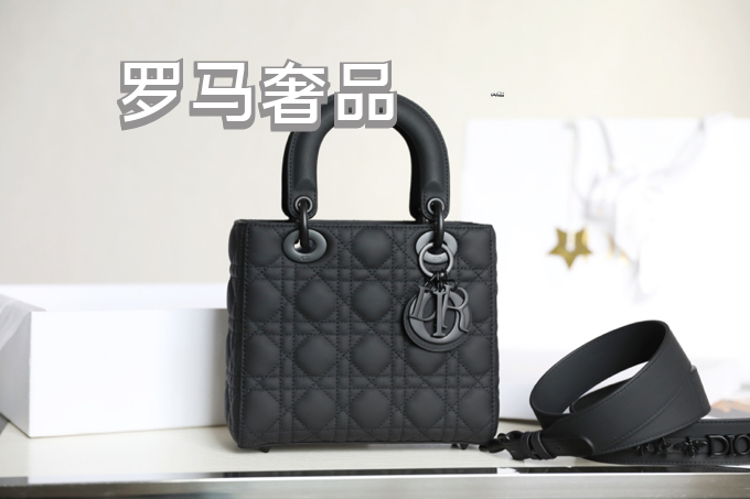 Lady Dior My ABCDIOR Small Handbag in Light Gray Cannage Lambskin