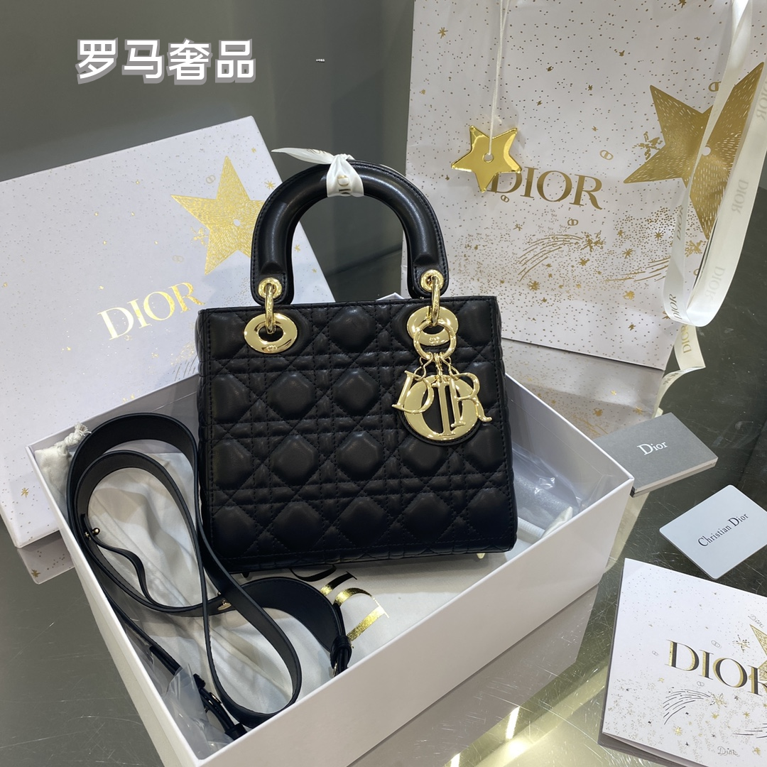 Christian Dior Lady Dior My ABCDior Bag - Beige Cannage Lambskin