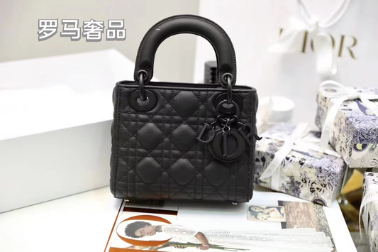 Lady Dior My ABCDior Bag - Black Ultra Matte Cannage Calfskin