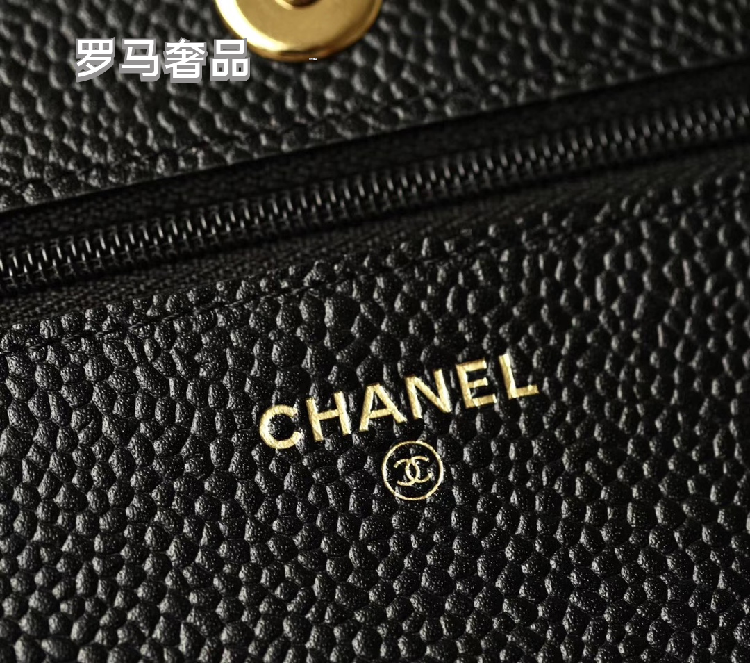 Chanel Classic Wallet on Chain - Black Quilted Lambskin Leather with Silver-Tone Hardware