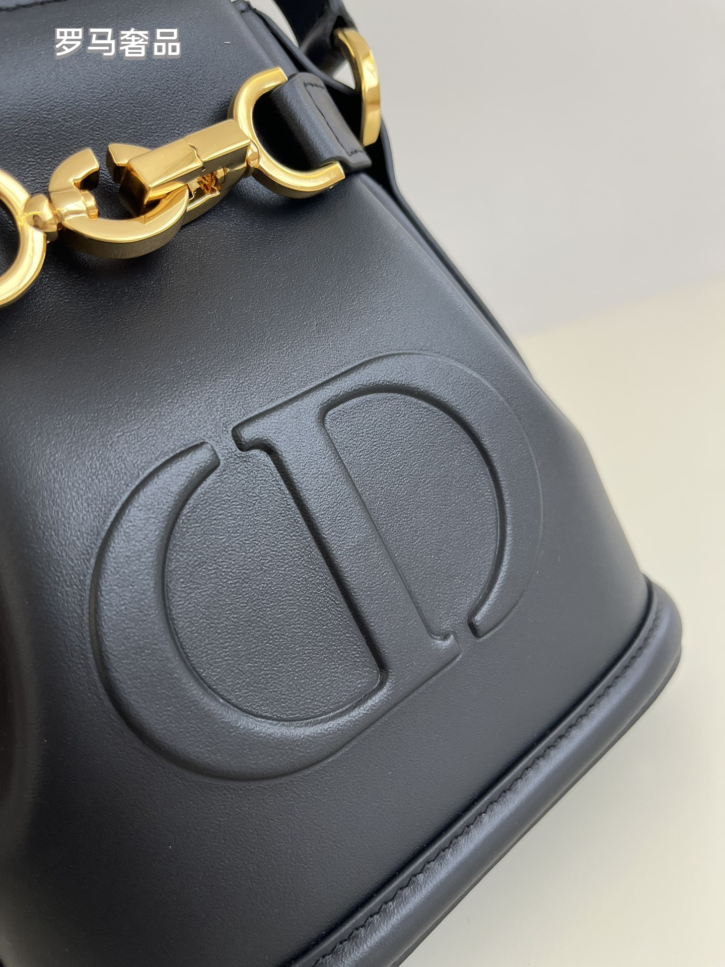 Christian Dior C'est Dior Bucket Bag - White Calfskin with Gold-Tone Hardware