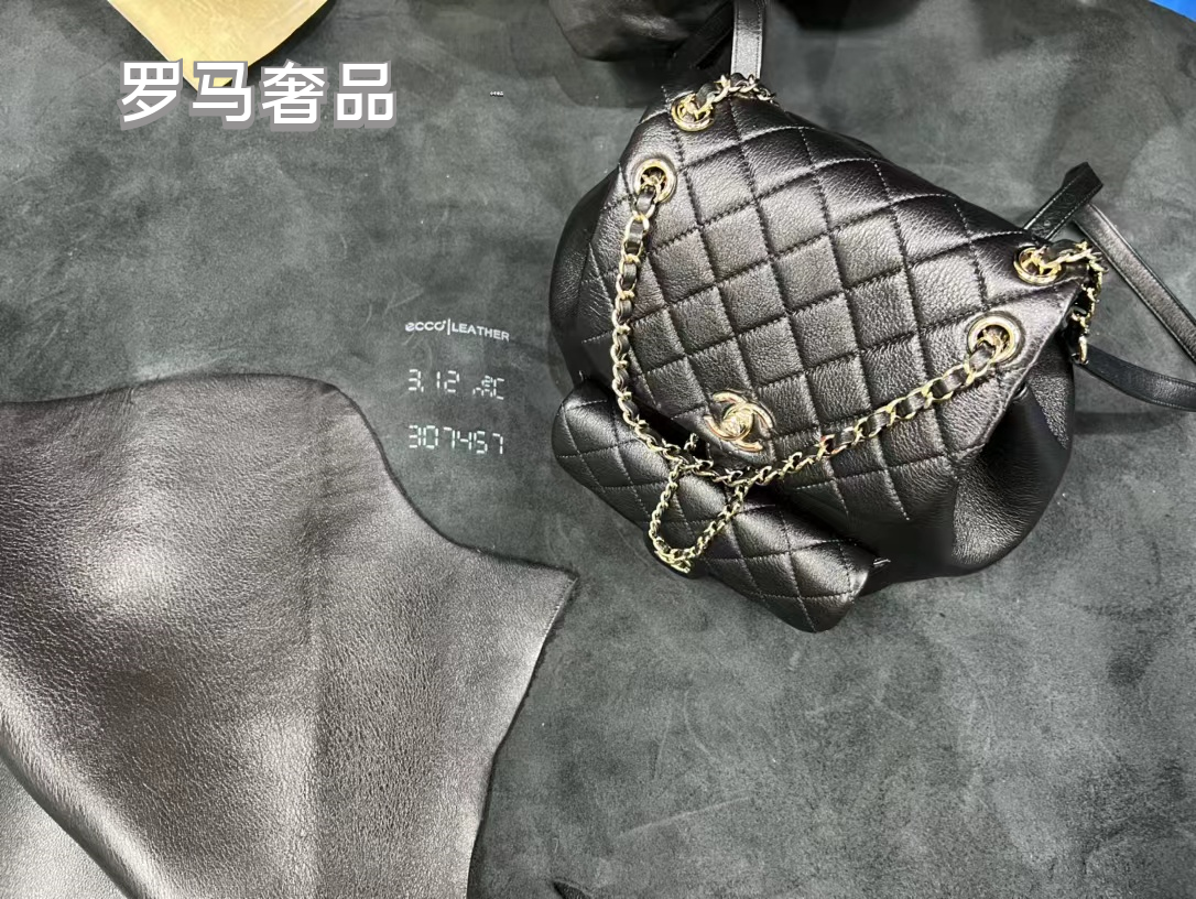 Chanel Urban Spirit Quilted Lambskin Backpack - Black with Silver-Tone Hardware