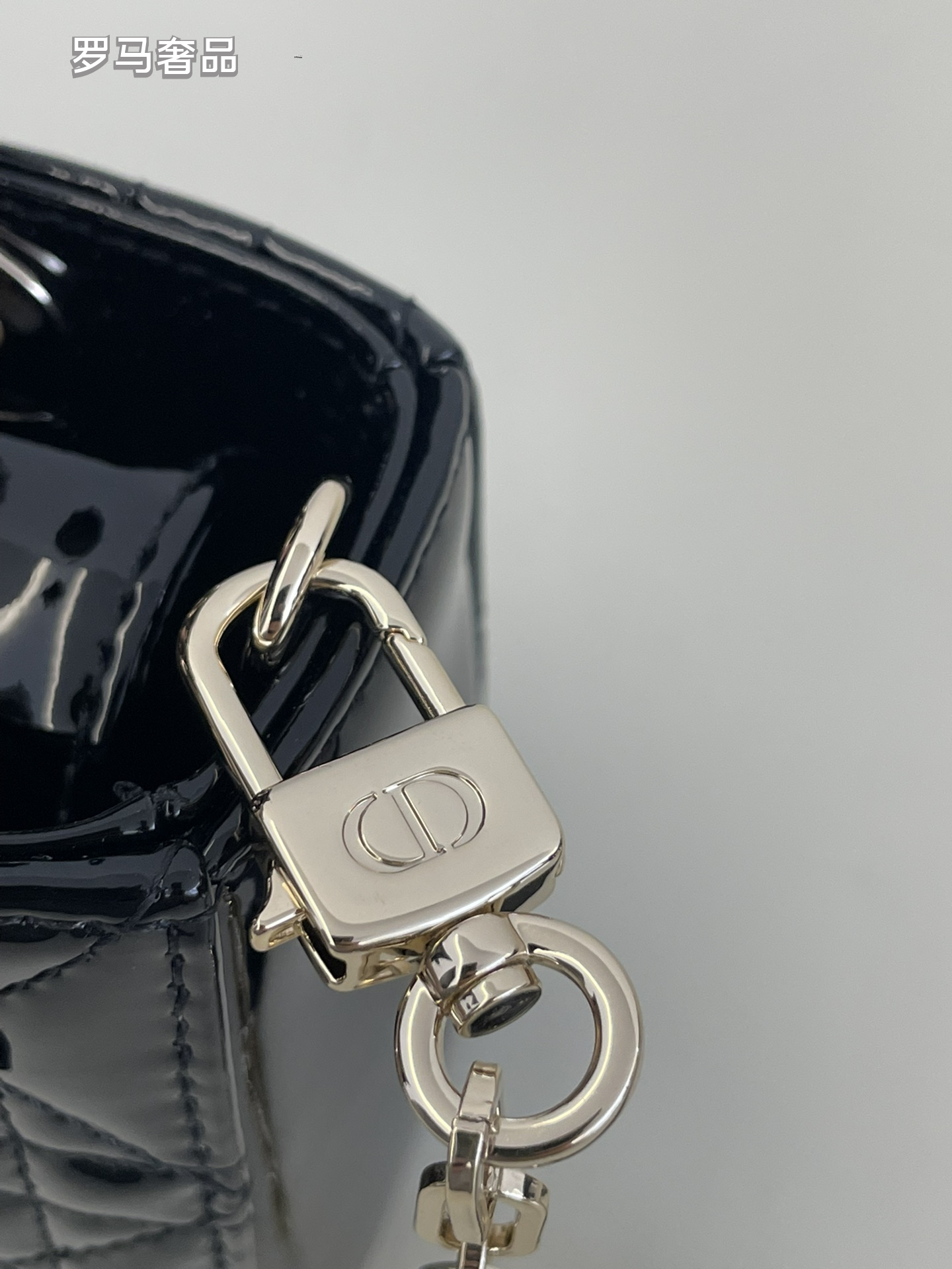 Lady Dior Joy Micro Bag - Cannage Lambskin & Patent Leather Handbags