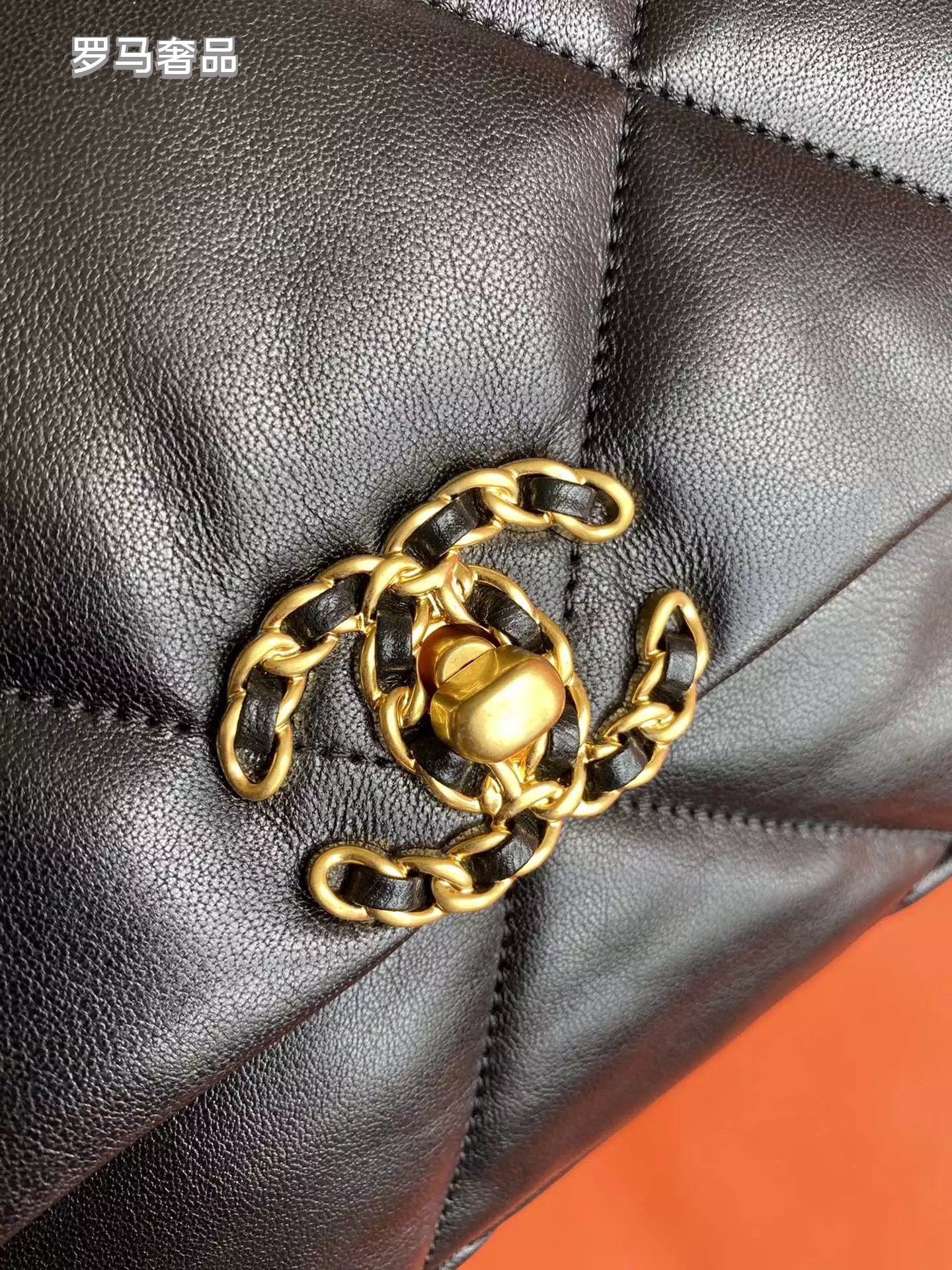 Chanel 19 Large Flap Bag - Black Quilted Lambskin with Mixed Metal Hardware