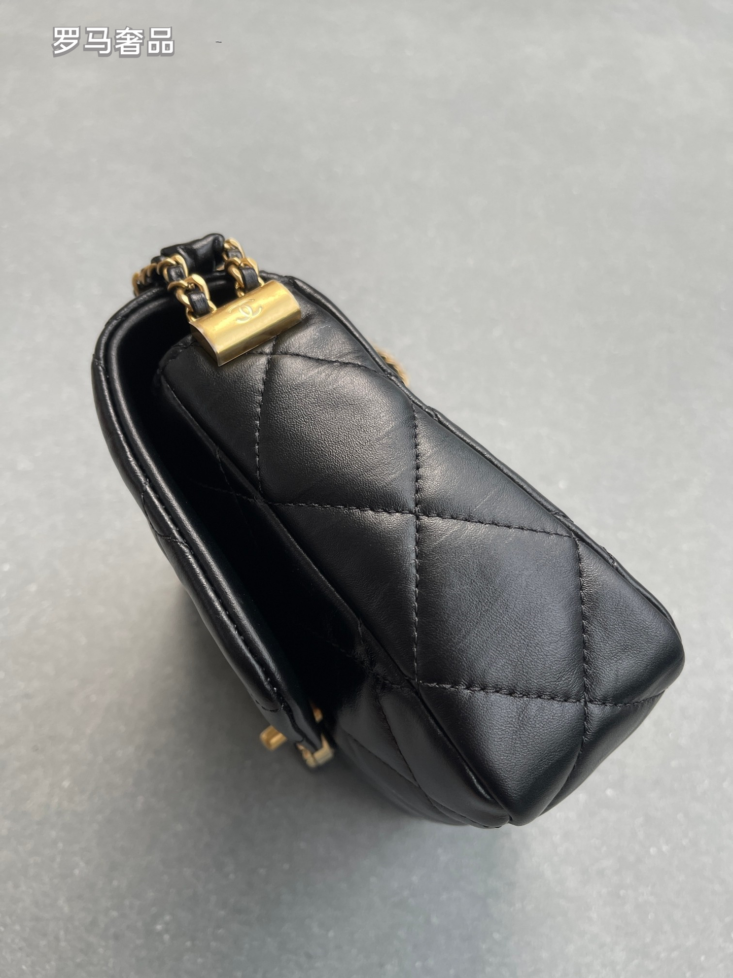 Chanel 19 Large Flap Bag - Black Quilted Lambskin Leather with Mixed Hardware
