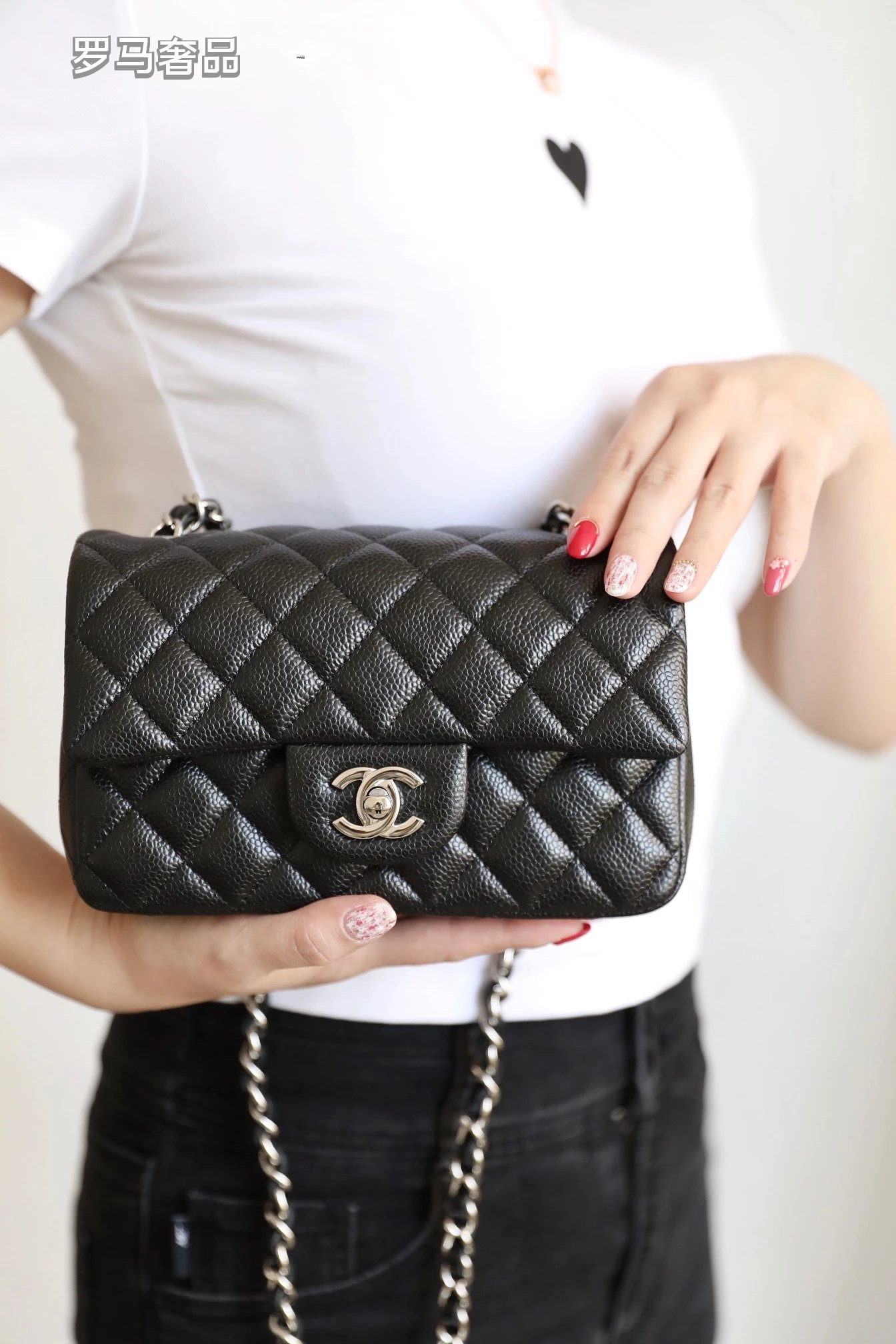 Luxury Black Quilted Leather Small Flap Bag with Gold-Tone Hardware