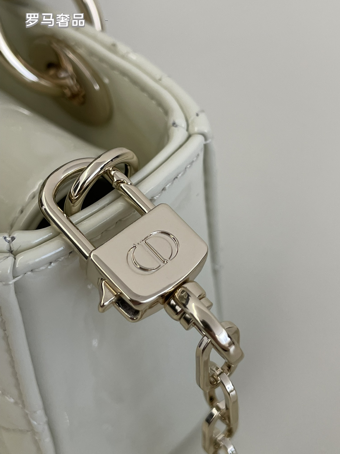 Lady Dior Joy Micro Bag - Cannage Lambskin & Patent Leather Handbags