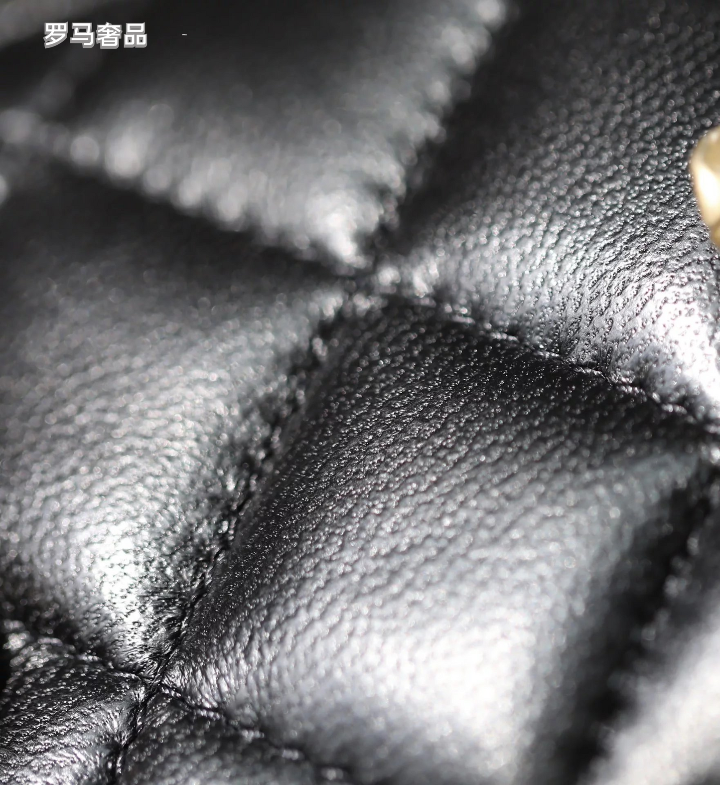 Chanel Black Quilted Leather Mini Vanity Case Crossbody Bag with Gold Camellia Charm